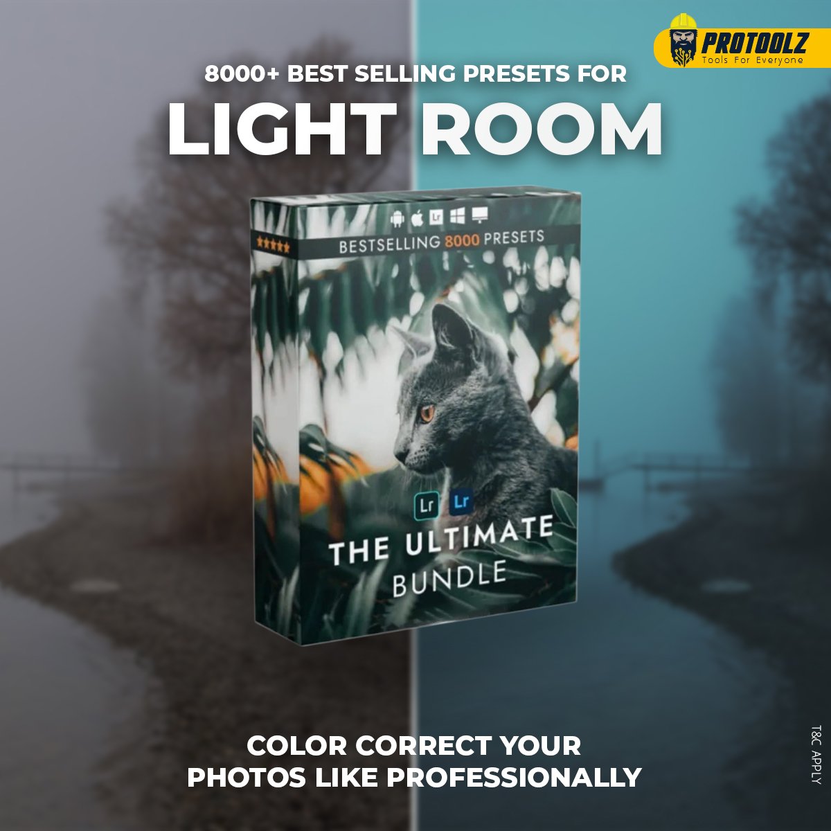 8000 PLUS LIGHTROOM PREMIUM PRESET FOR MOBILE & PC