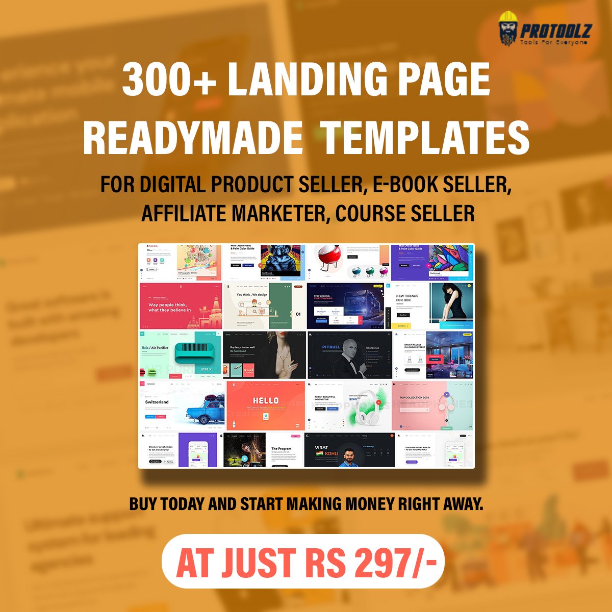 300+ Readymade Landing Page Templates